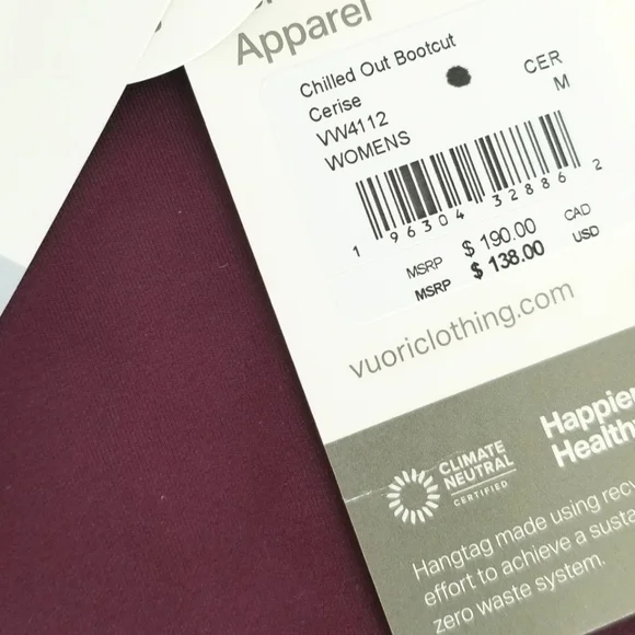 Vuori Chilled Out Bootcut Women's Performance Pants Leggings NWT Flare Yoga Gym - Picture 6 of 16